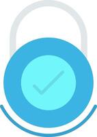 Security Check Flat Icon vector