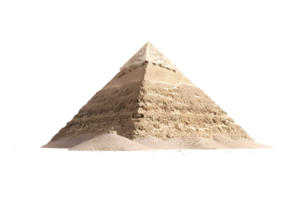 Pyramid of khafre isolated on transparent background png