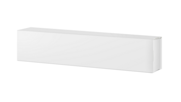 empty white box pack transparent png