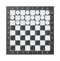 Chess boards on wooden background vector