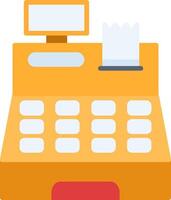 Cash Register Flat Icon vector