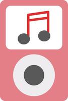 Music Player Flat Icon vector