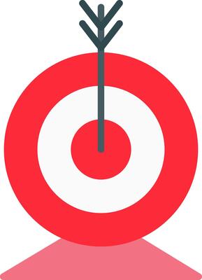 Targeting Flat Icon