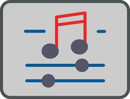 Music And Multimeda Flat Icon vector