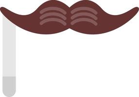 Moustache Flat Icon vector