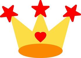 Crown Flat Icon vector