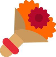 Flower Bouquet Flat Icon vector