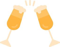 Cheers Flat Icon vector
