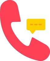 Hotline Flat Icon vector