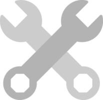 Spanner Flat Icon vector