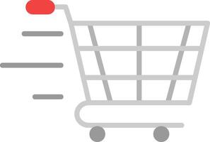 Cart Flat Icon vector