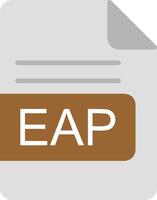 EAP File Format Flat Icon vector