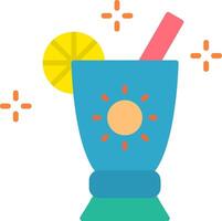 Cocktail Flat Icon vector