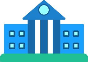 City Hall Flat Icon vector