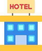 Hotel Flat Icon vector