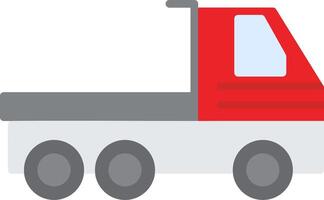 Trailer Flat Icon vector