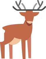 Deer Flat Icon vector