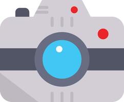 Photo Camera Flat Icon vector