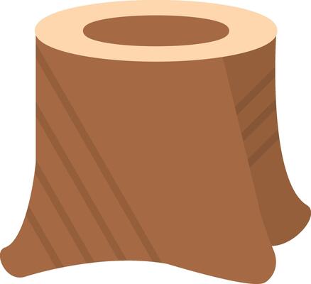 Stump Flat Icon