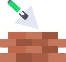 Brickwork Flat Icon vector