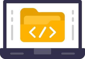software desarrollo plano icono vector