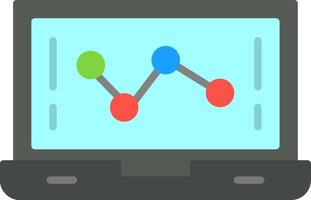 Data Report Flat Icon vector