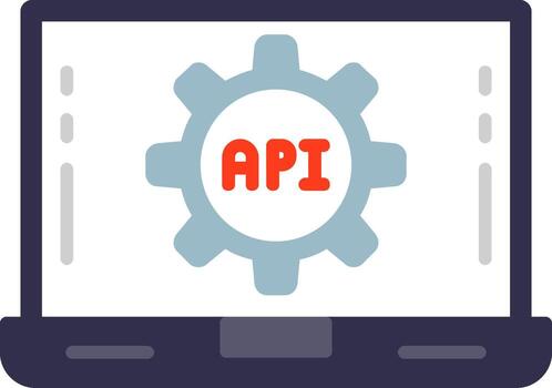 Software Application Flat Icon vector