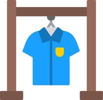 Clothing Rack Flat Icon vector