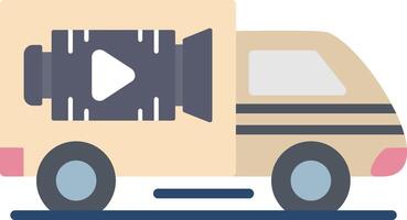 Lorry Flat Icon vector