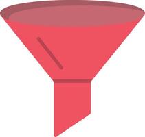 Funnel Flat Icon vector