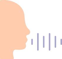 Voice Recording Flat Icon vector