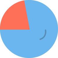 Circular Chart Flat Icon vector