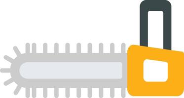 Chainsaw Flat Icon vector