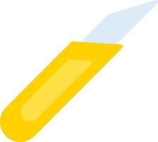 Utility Knife Flat Icon vector