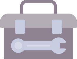 Tool Box Flat Icon vector