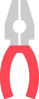 Pliers Flat Icon vector