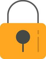 Locked Flat Icon vector