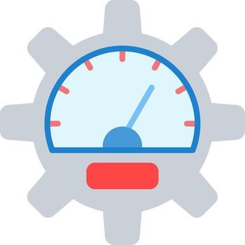 Performance Flat Icon vector