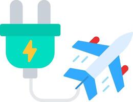 Electric Transport Flat Icon vector