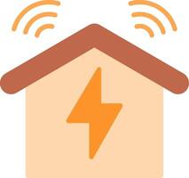 Smart Home Flat Icon vector