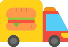 Food Delivery Flat Icon vector