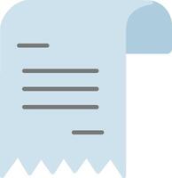 Receipt Flat Icon vector