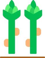 Asparagus Flat Icon vector