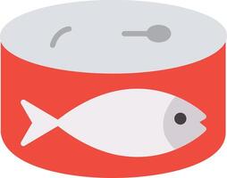 Sardines Flat Icon vector