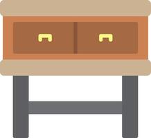 Drawers Flat Icon vector