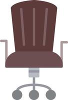 Office Chair Flat Icon vector