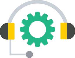 Support Flat Icon vector