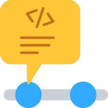 Programming Flat Icon vector