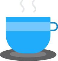 taza para té plano icono vector