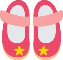 Baby Shoe Flat Icon vector